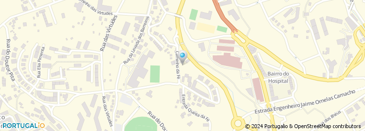 Mapa de Escola Básica e Secundária de Gonçalves Zarco, Funchal
