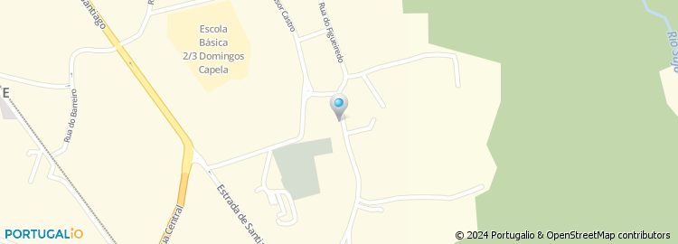 Mapa de Escola Básica e Secundária Domingos Capela, Espinho