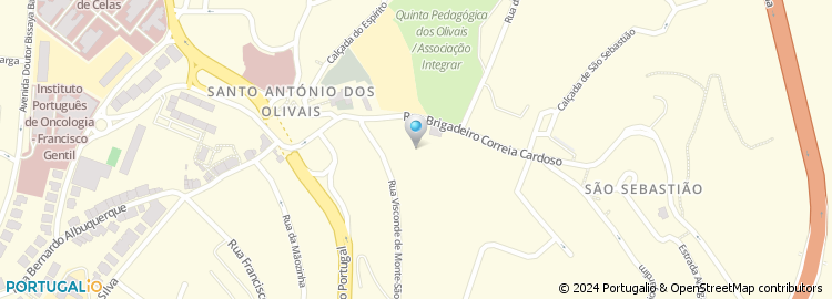 Mapa de Escola Básica Eugénio de Castro, Coimbra