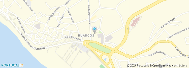 Mapa de Escola Básica Infante D. Pedro, Buarcos, Figueira da Foz