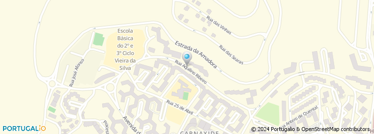 Mapa de Escola Básica Vieira da Silva, Carnaxide