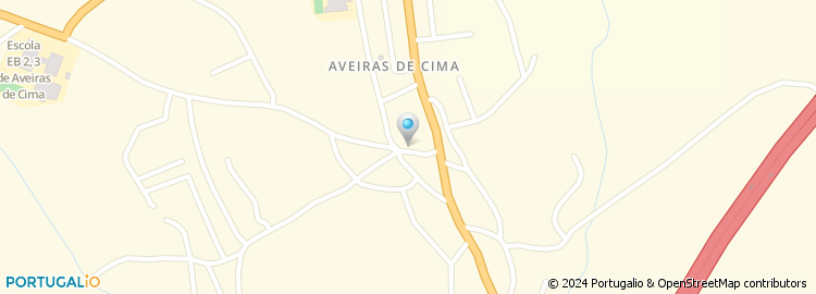 Mapa de Escola de Condução da Estremadura, Lda