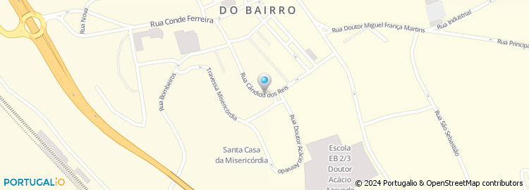 Mapa de Escola de Condução de Oliveira do Bairro