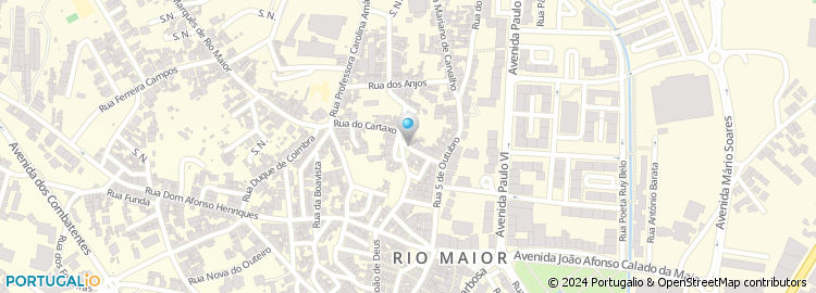 Mapa de Escola de Condução Riomaiorense