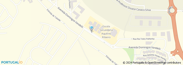 Mapa de Escola Secundária Aquilino Ribeiro, Oeiras