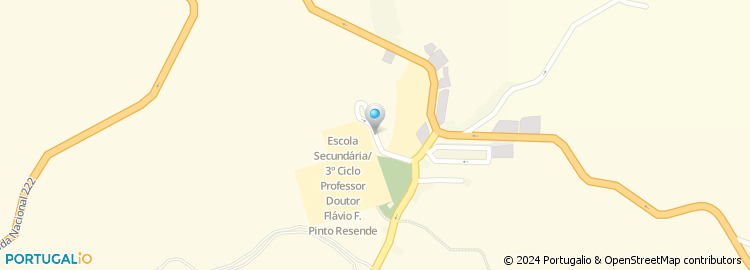Mapa de Escola Secundária Prof. Doutor Flávio F. Pinto Resende, Cinfães