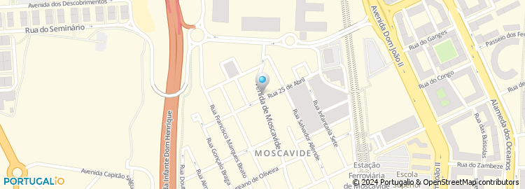 Mapa de Espaço Casa, Moscavide
