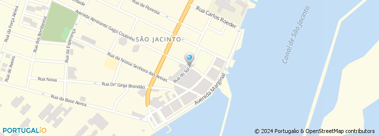 Mapa de Estaleiros São Jacinto, SA