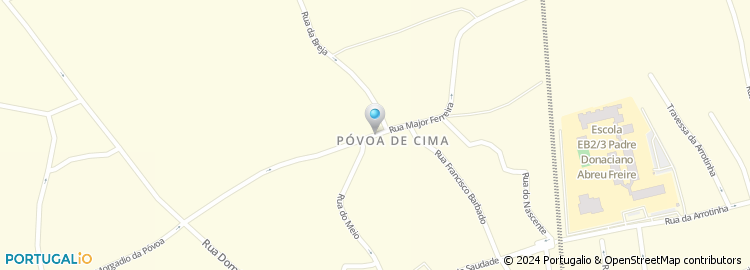 Mapa de Rua Major Ferreira