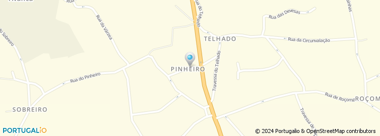 Mapa de Travessa do Pinheiro