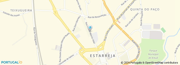 Mapa de Rua Doutor Alberto Vidal