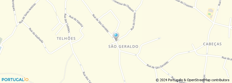 Mapa de Rua São Geraldo