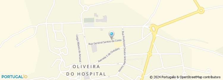 Mapa de Estgoh, Escola Superior de Tecnologia e Gestão de Oliveira do Hospital
