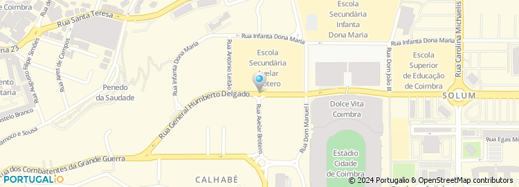 Mapa de Estuda Coimbra - Centro de Explicações, Lda