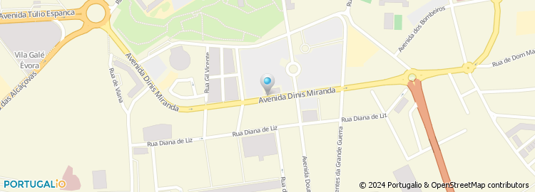 Mapa de Avenida Dinis de Miranda