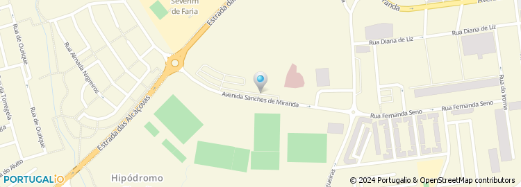 Mapa de Avenida Sanches de Miranda