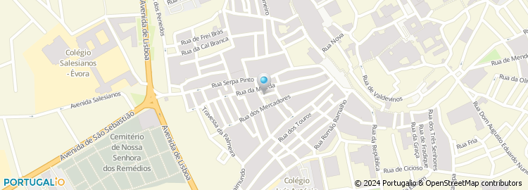 Mapa de Rua de Alcoutim