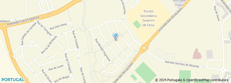 Mapa de Rua Manuel Ribeiro de Pavia