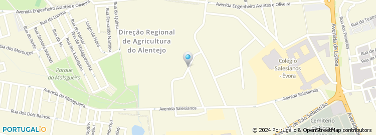 Mapa de Rua Professor António Maria Godinho
