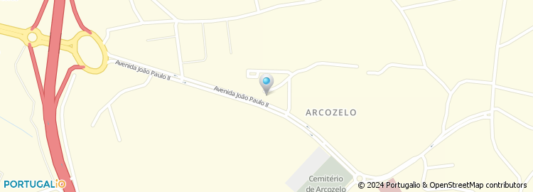 Mapa de Farmácia Arcozelo