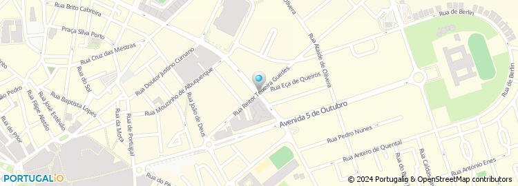 Mapa de Rua Reitor Teixeira Guedes