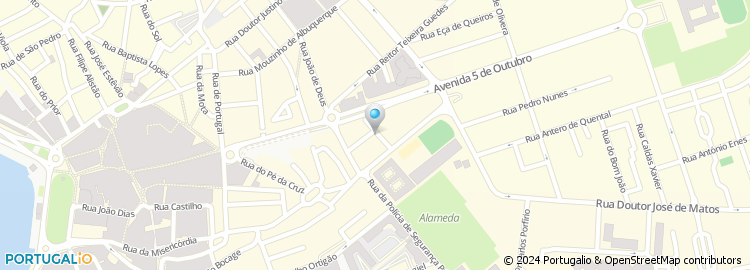 Mapa de Rua da Alameda