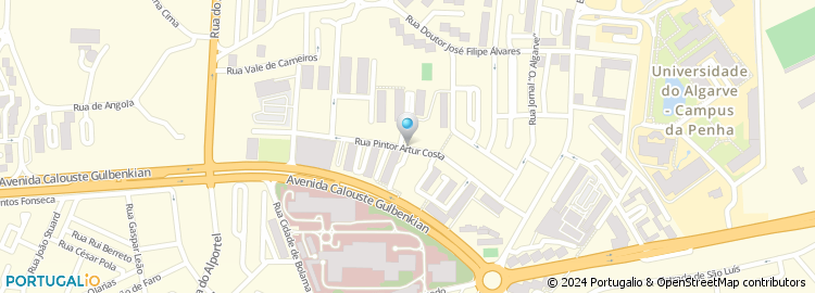 Mapa de Rua Pintor Artur Costa