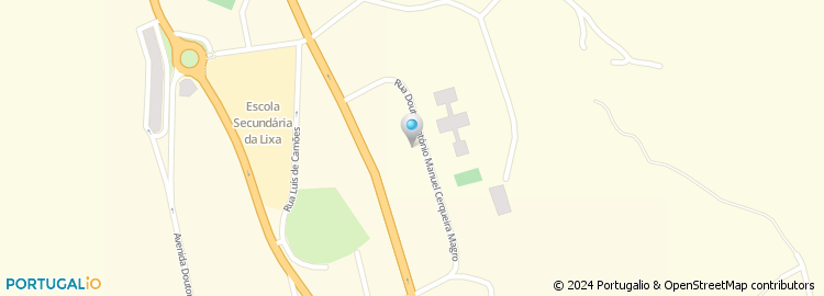 Mapa de Rua Doutor António Manuel Cerqueira Magro
