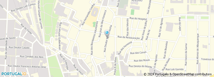 Mapa de Rua Doutor Santos Rocha