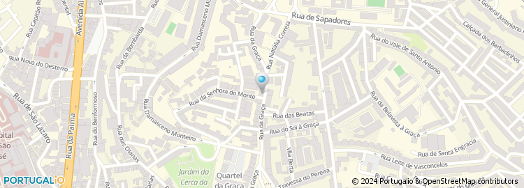 Mapa de Foreva, Graça, Lisboa