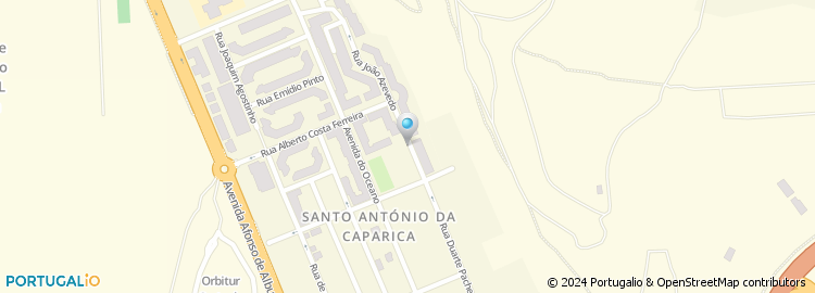 Mapa de Fundação Arcelina Vitor Santos