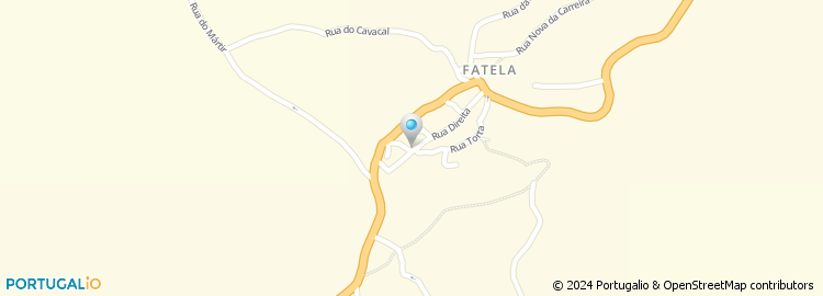 Mapa de Fatela Gare
