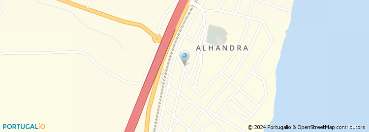 Mapa de Funerária de Alhandra