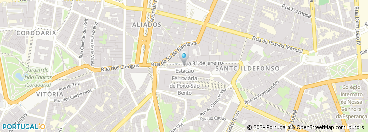 Mapa de Gare Porto, Clube Nocturno
