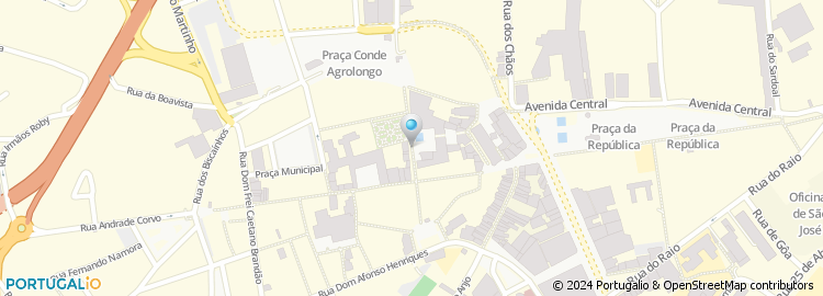 Mapa de Geostar, Braga