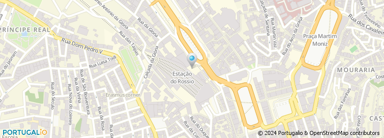 Mapa de Geostar, Restauradores, Lisboa