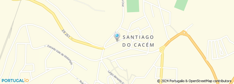 Mapa de Girandola, Santiago do Cacém