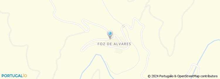 Mapa de Foz de Alvares