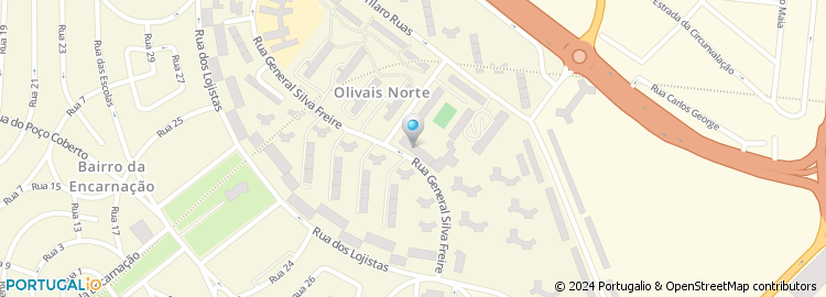 Mapa de Goldn tec, Olivais Norte