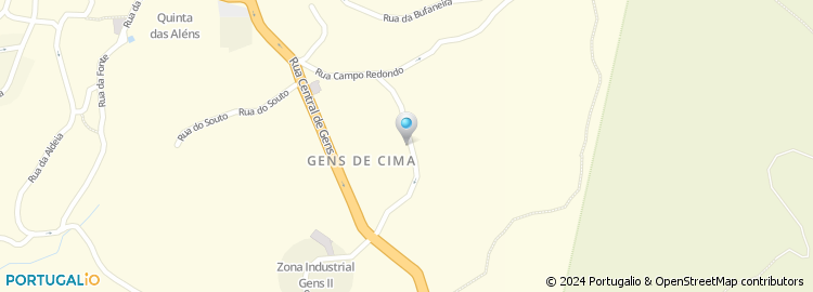Mapa de Rua Campo Redondo