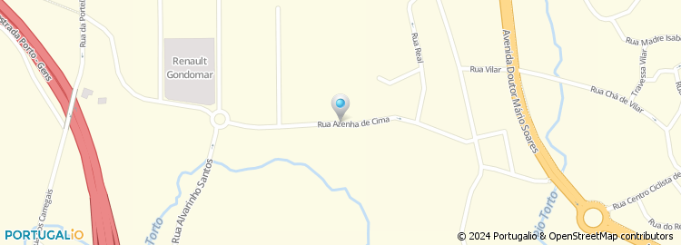 Mapa de Rua Azenha de Cima
