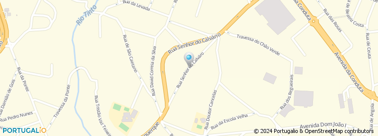 Mapa de Rua do Senhor Calvário