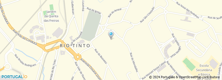 Mapa de Rua Doutor Américo Fernandes Cardoso