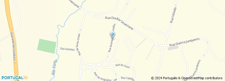 Mapa de Rua Doutor Américo Carvalho