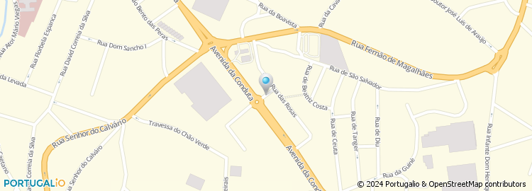 Mapa de Rua Henrique Machado