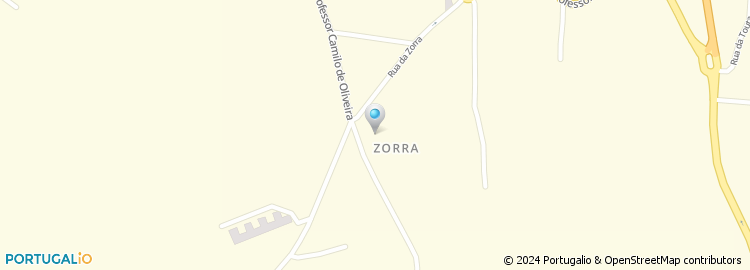 Mapa de Travessa da Zorra