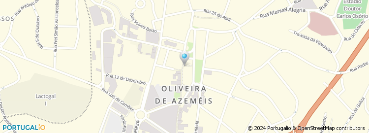 Mapa de Grafica Oliveirense, Lda