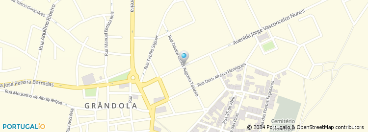 Mapa de Rua Doutor António Pires Cabral