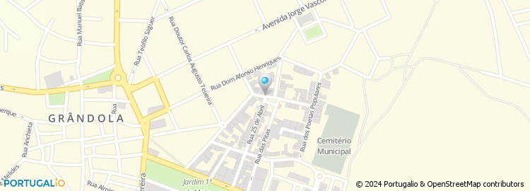Mapa de Rua Joaquim Correia Mendes Pereira