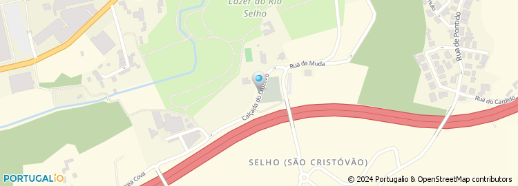 Mapa de Calçada do Cruzeiro
